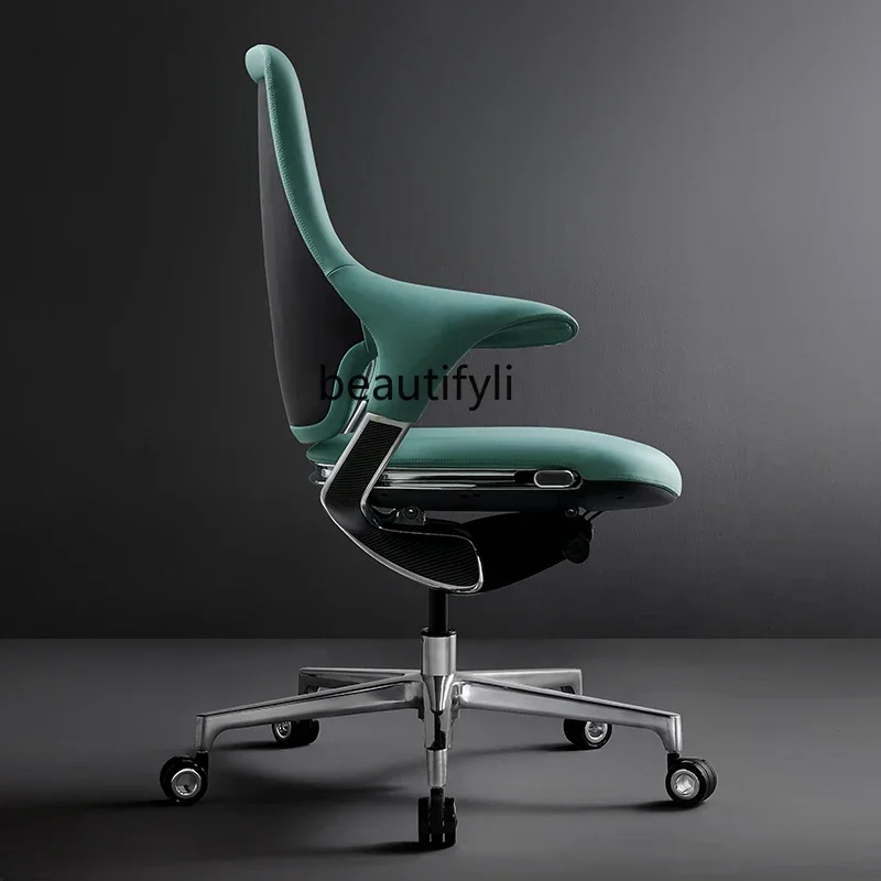 

Boss Chair Middle Back Chair Leather Office Conference Chair Learning Home Back Seat