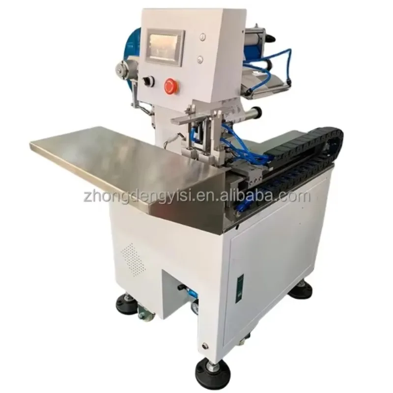 Automatic Wiring Harness Marking Round Tube Data Cable Headset USB Double-fold Folding Labeling Machine Labeling Machine