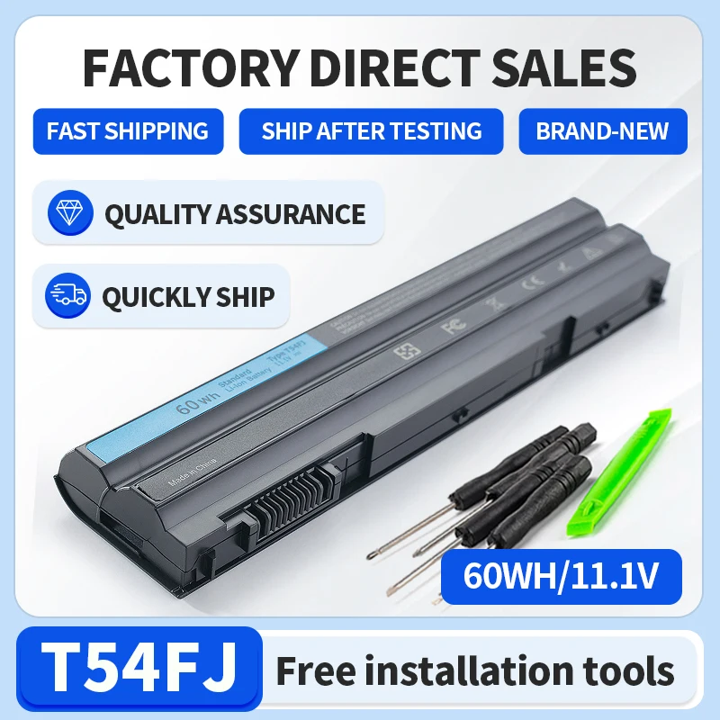 SOMI 60Wh T54FJ E6420 E6430 Battery for Dell Latitude E5430 E5520 E5530 E6520 Inspiron 14R 4420 5420 15R 5520 7520 17R 7720 T54F