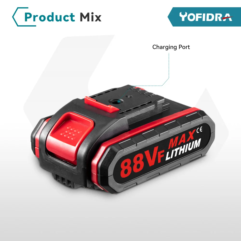 88VF 7500mAh Rechargeable Lithium Ion Battery For 36VF 48VF 88VF Cordless Screwdriver Power Tools Replacement Battery