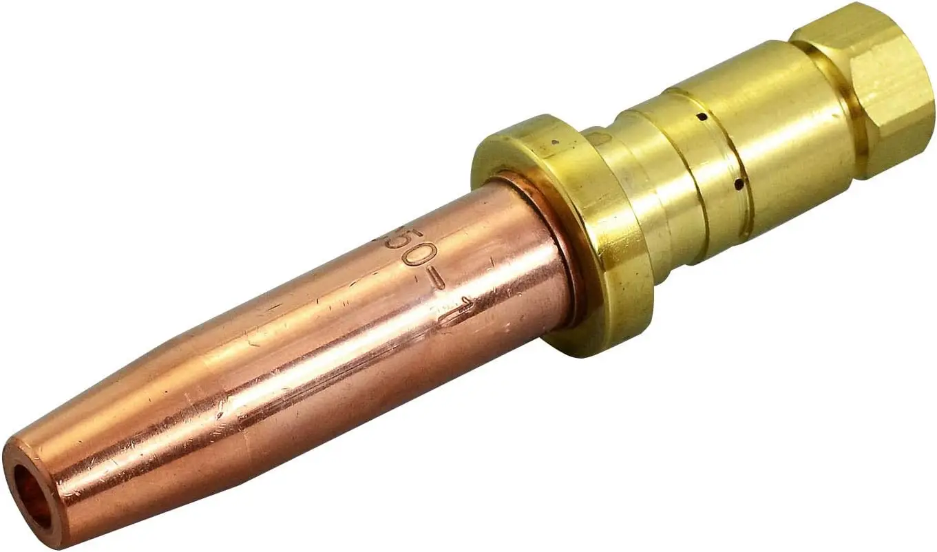 RIVERWELD Acetylene Cutting Tip SC50 Size 1 & SC50-1 for Smith-Style Oxygen Oxy Oxyfuel Cutter Torch Made of Copper