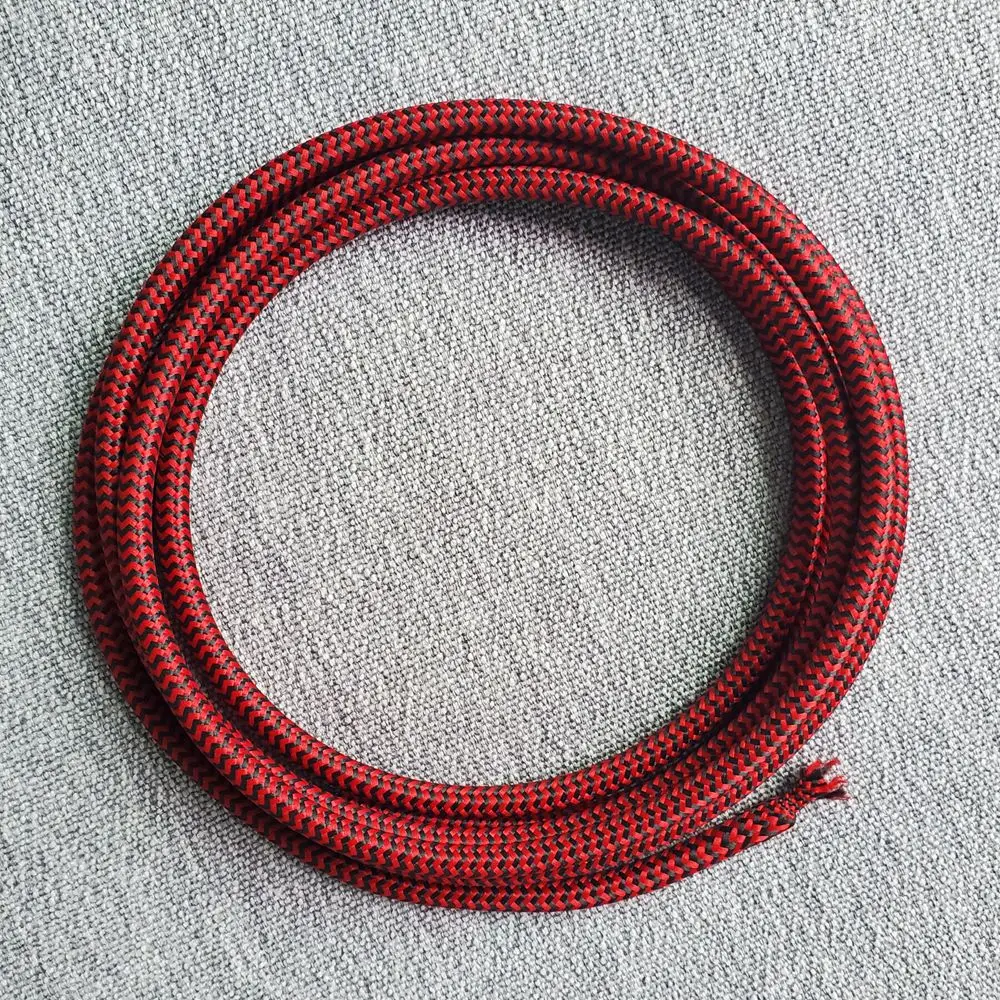 250V 2 Core 3 Core 0.75 Electrical Wire Vintage Cloth Fabric Covered Light Cords Strand Copper Wire Flexible Cable