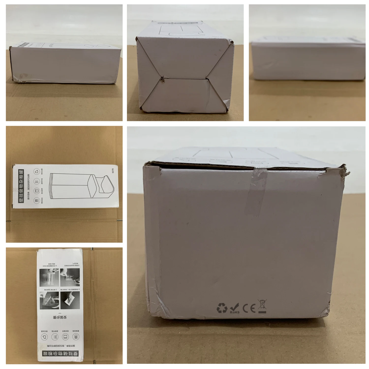 

Wall-Mounted Dry Food Dispenser, Transparent Plastic, Dry Food Dispenser, Dry Food Fruit Storage Box-1500ML