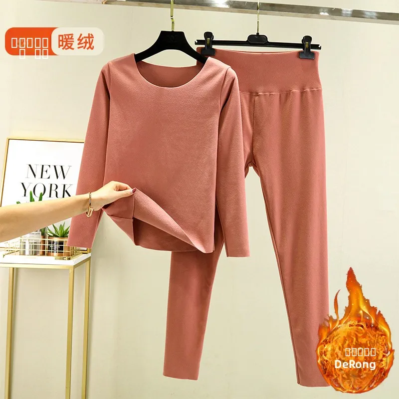 Zestaw bielizny termicznej Thiened Fce dla kobiet, zimowy, dwuczęściowy, samonagrzewający, ultra miękki nylon