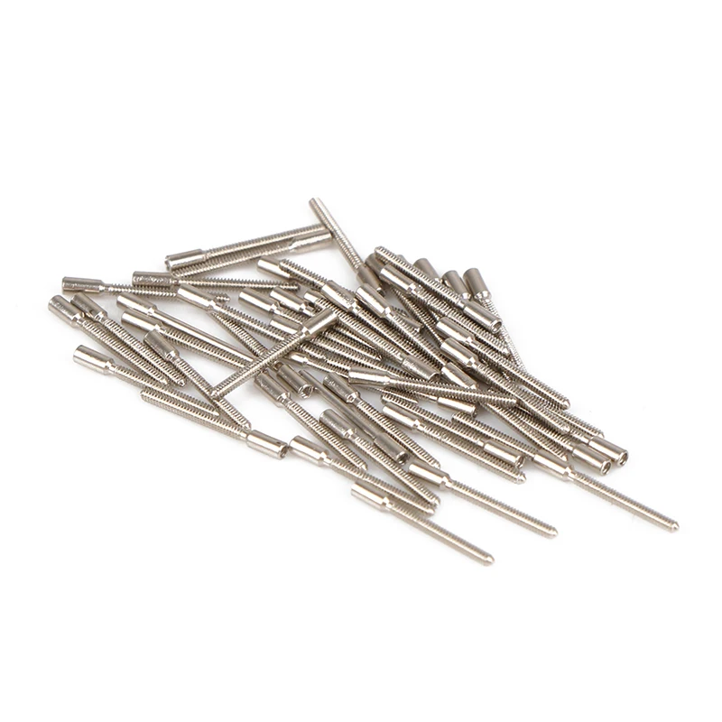 50Pc 0.9mm Steel Extension For Winding Stem Non-extension For Stems Watches Repair Broken/Extended Crown Rods Watch Accessories