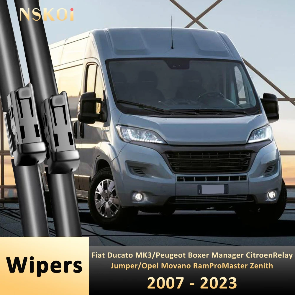 Escobilla limpiaparabrisas delantera para Fiat Ducato III MK3 Peugeot Boxer Manager Citroen Relay Jumper Opel Vauxhall Movano 2007 - 2023