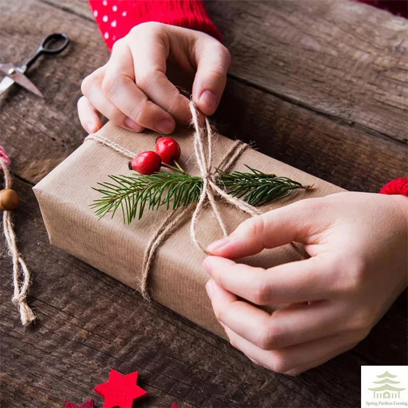 50/100M 2mm Naturjute-Seil, Band für Bastelarbeiten, DIY Vintage Jutekordel, Garn zum Nähen, für Party, Hochzeit, Heimdekoration – Detail 4