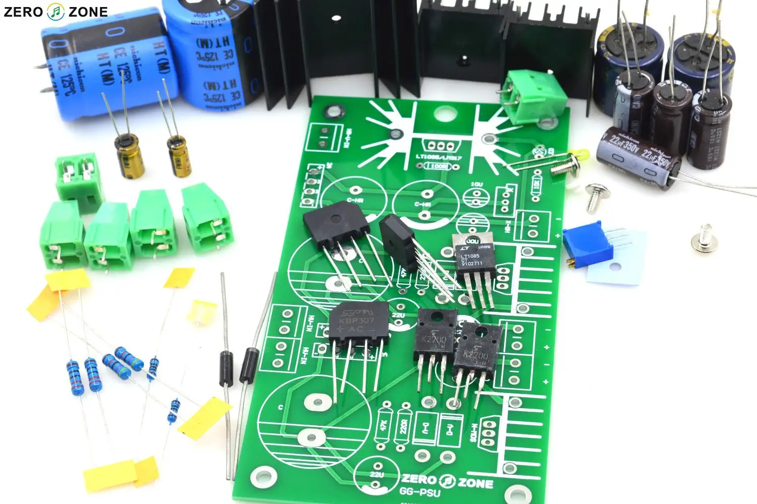 Dual DC200V Regulator Power Supply board DC Filament PSU PCB / kit fr GG Tube Preamp