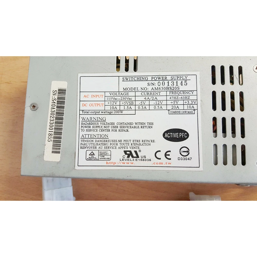 AM630BS20S 1U 200W Equipment Power Supply High Quality Fast Ship