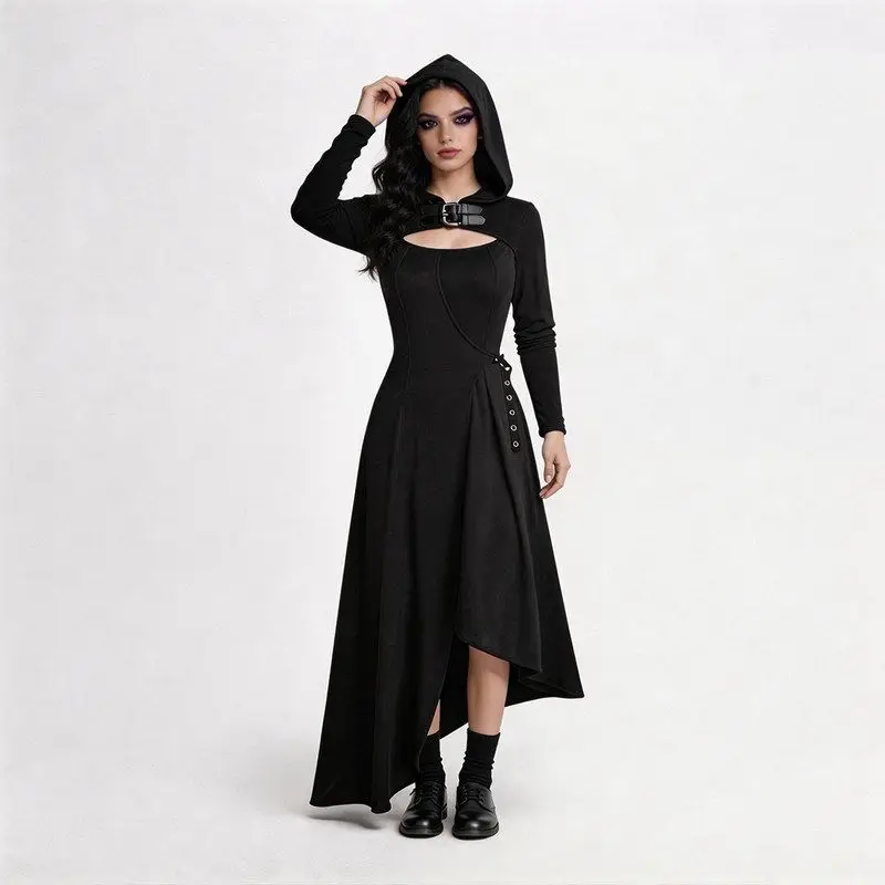 

Role Playing Costume Gothic Women's Skirt Stage Costume Queen of Darkness Plays Cross Medieval Style Women's Clothing