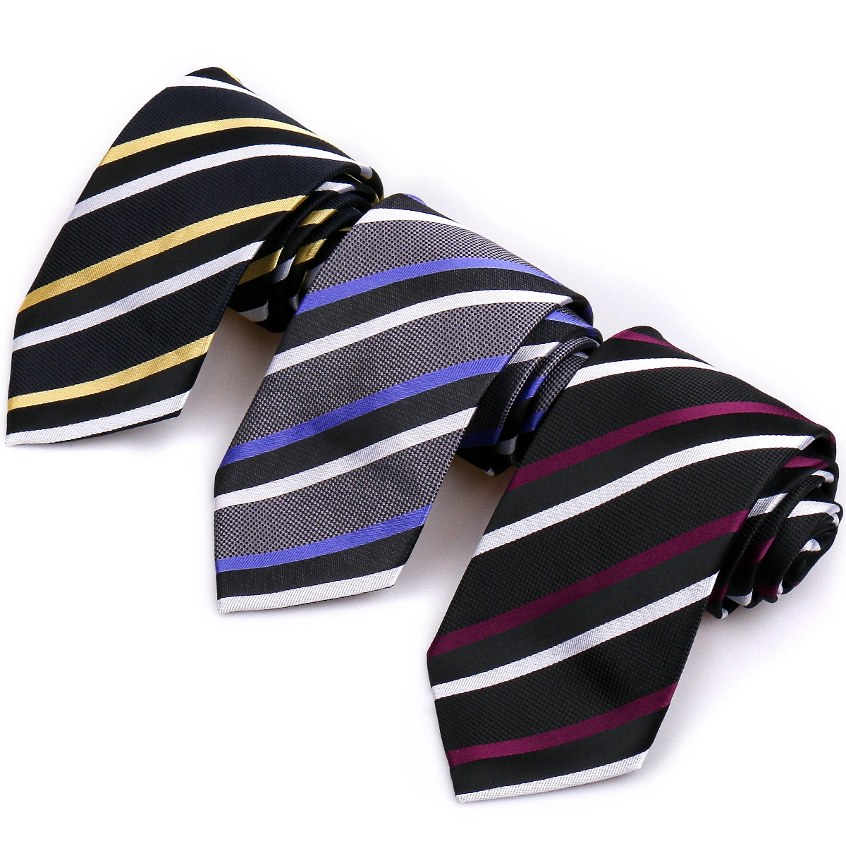 Fashion Item Elegant Men\'s Necktie Striped Plaid Luxury Silk Tie Gifts For Men Business Wedding Party Gentleman Suit Accessories