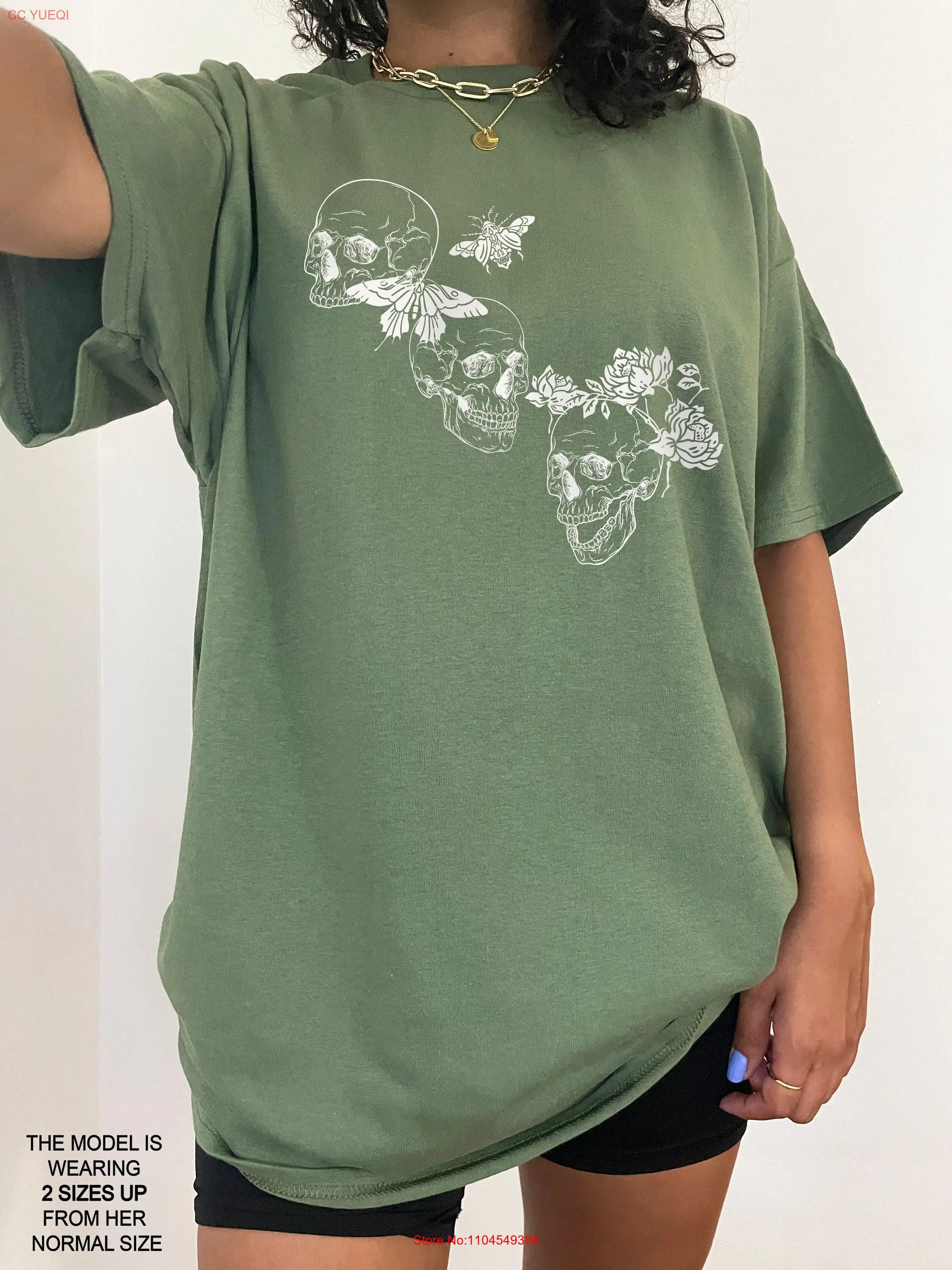 

Grunge Fairycore T Shirt Goblincore Clothing Gothic Clothes Emo Soft Goth Punk Plus Size long or short sleeves