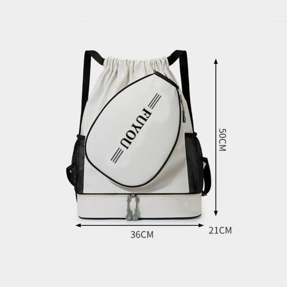 New Multifunctional Badminton Racket Backpack Large Capacity Waterproof Pickleball Racket Bag with Shoes Pocket Sports Bag