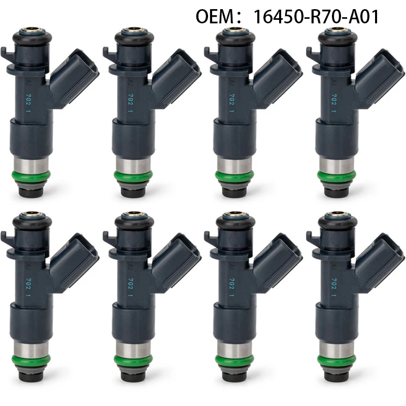 8PCS High Quality Fuel Injector Nozzle 16450-R70-A01 16450-R71-L01 For Acura For Honda Accord Crosstour 16450R70A01 1955001100