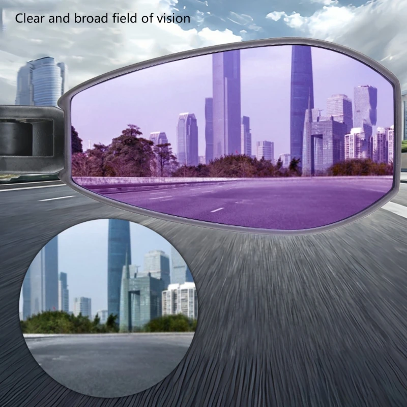 652F Modern Designs Glass Anti Glares Mirrors Reflective Mirrors Pair for Scooters