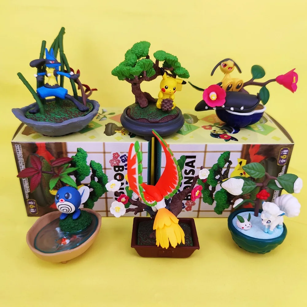 pokemon-swing-vignette-collection-pikachu-mystery-box-eevee-blind-box-anime-figures-snorlax-surprise-gift-colletions-toy