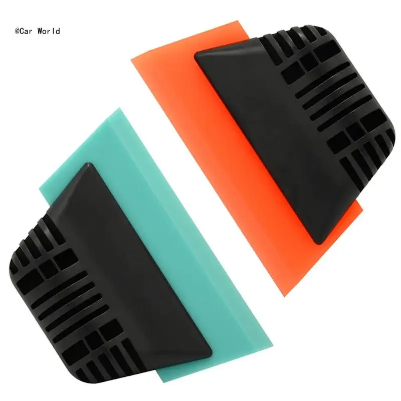 

6XDB Scraper Soft Silica Rubber Squeegee Tint Tool Glass Water Wiper Car Styling Sticker Accessory Window Film Card Squeegee
