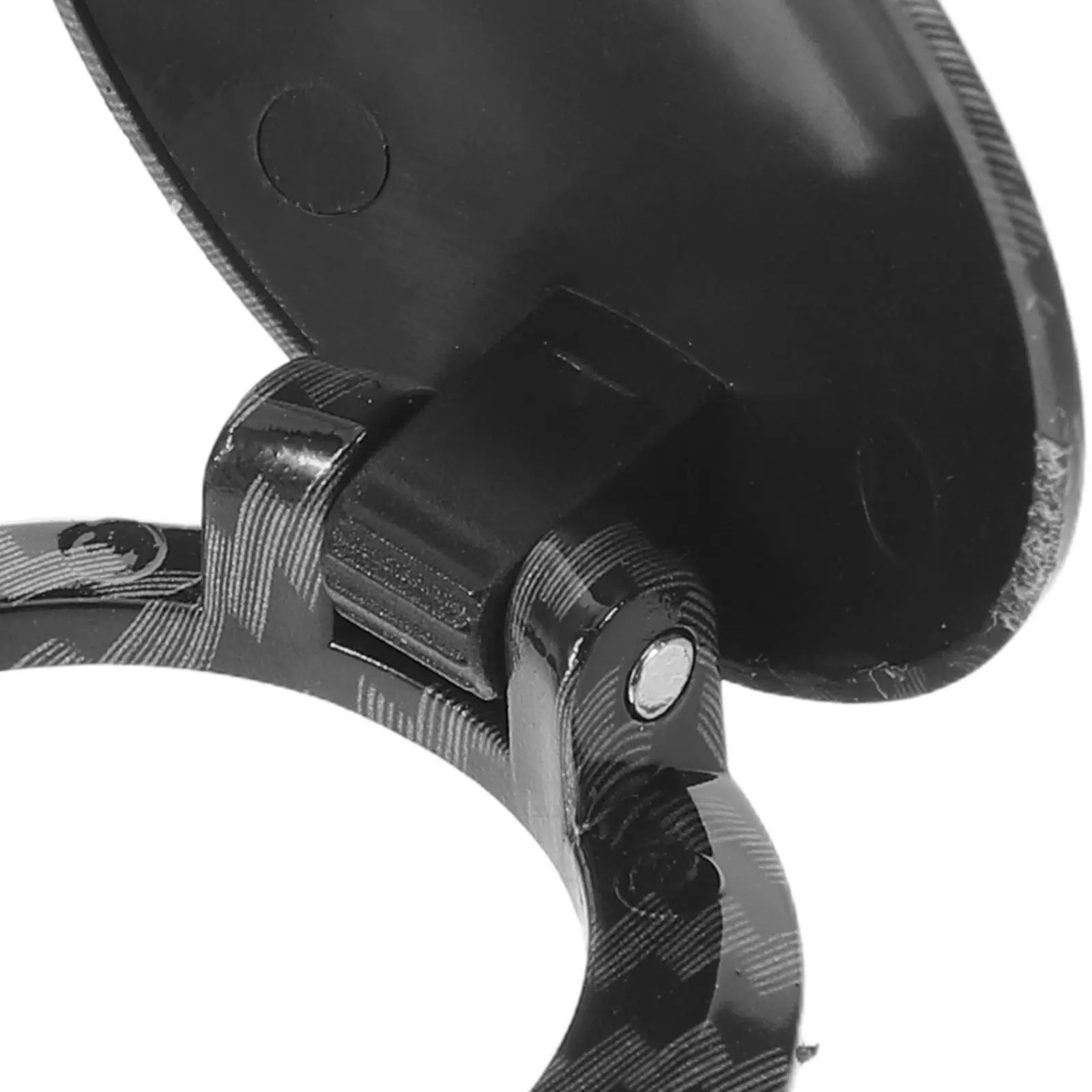 Picture 6: Carbon Fiber Push to Start Button Cover Ignition Switch Protector 1.6x1.6x0.5in Engine Stop Switch Guard Car Push Button Start