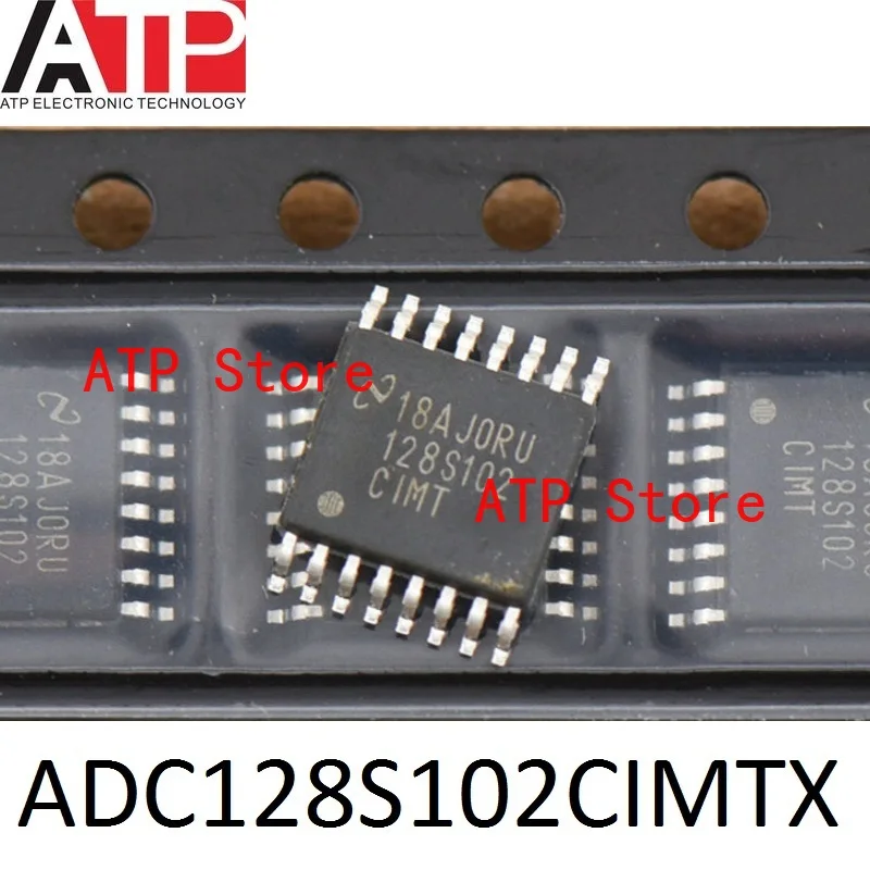 

10 шт./лот, новый оригинальный 128S102 128S102CIMT ADC128S102CIMTX ADC128S102CIMTX/NOPB TSSOP-16, аналого-цифровые преобразователи, микросхема