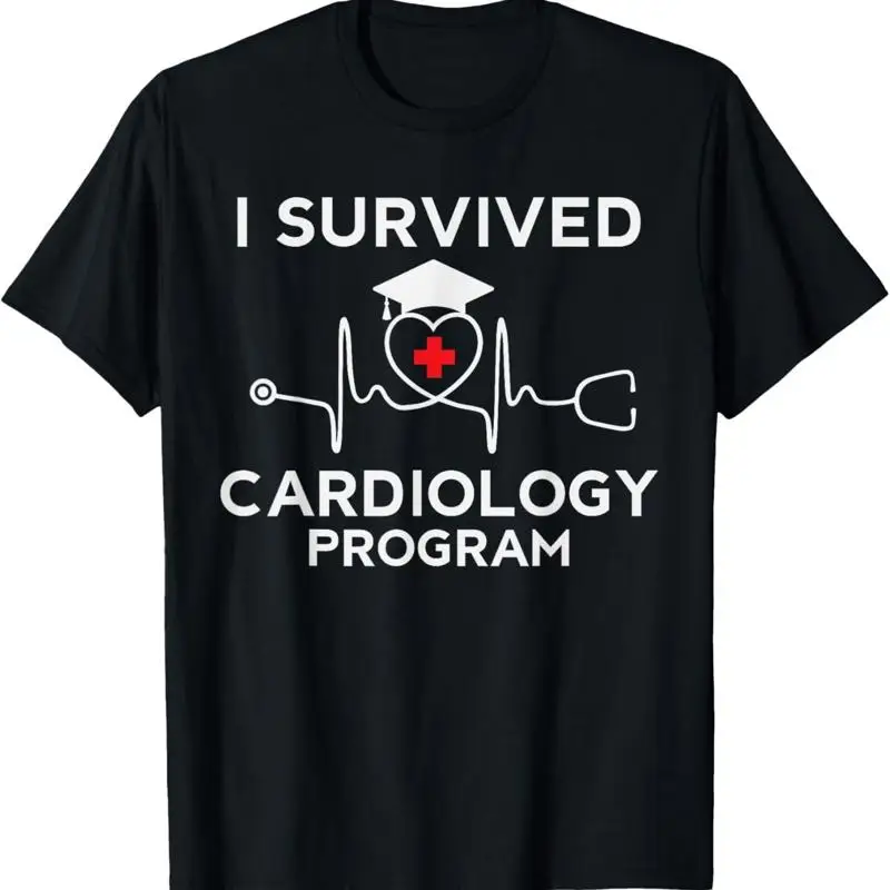 Футболка «Гордый я выжив с кардиологической программа» для выпускного медсестры и доктора