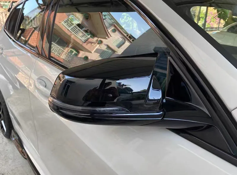 سيارة مرآة الإسكان لسيارات BMW X1 F48 F49/X2 F39/Z4 G29/F52/F40/F44/تويوتا سوبرا 16-IN الكربون نظرة السيارات جزء مرآة الرؤية الخلفية قبعات #5