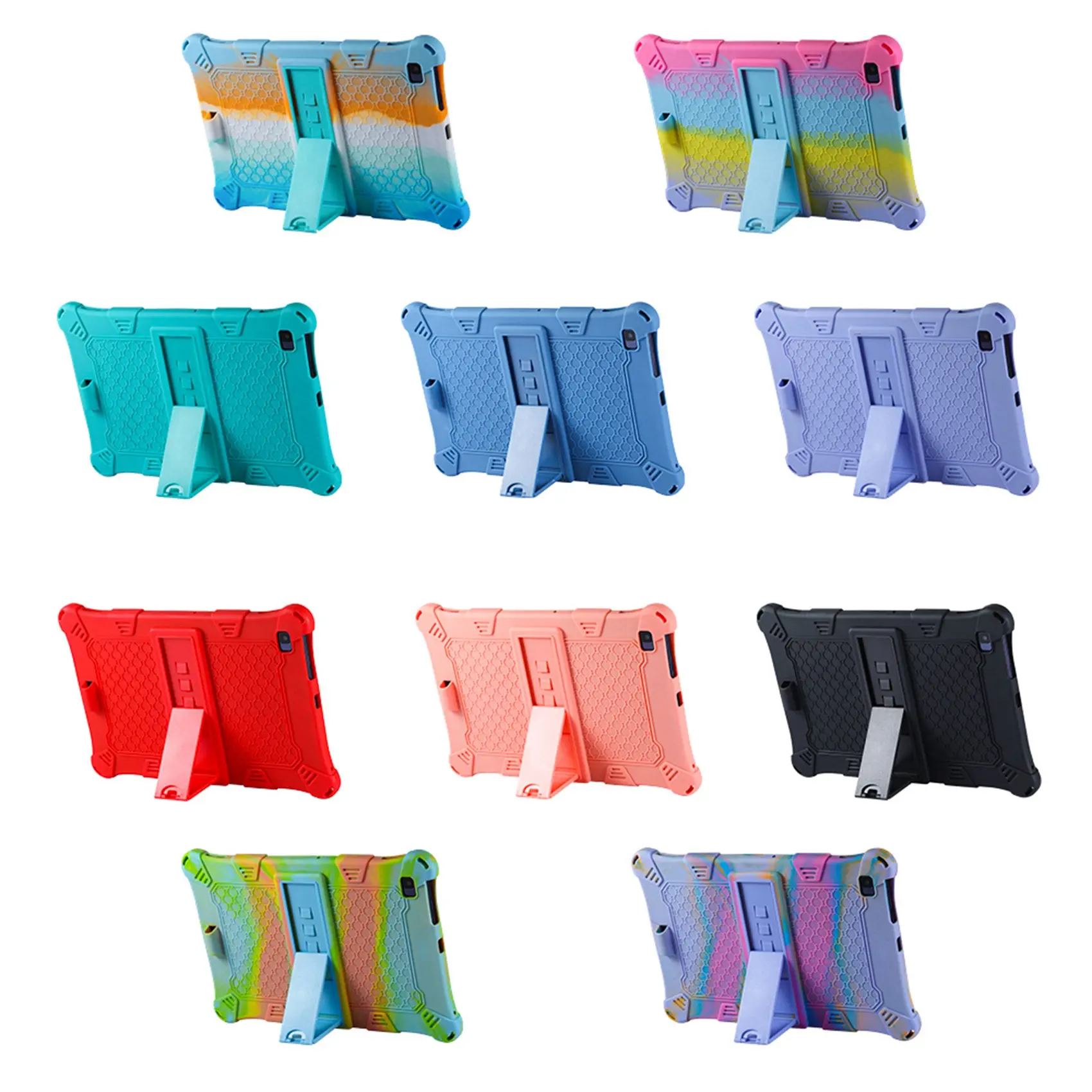 Funda de silicona para tableta Teclast T40 de 10,4 pulgadas, funda protectora anticaídas con soporte para tableta y