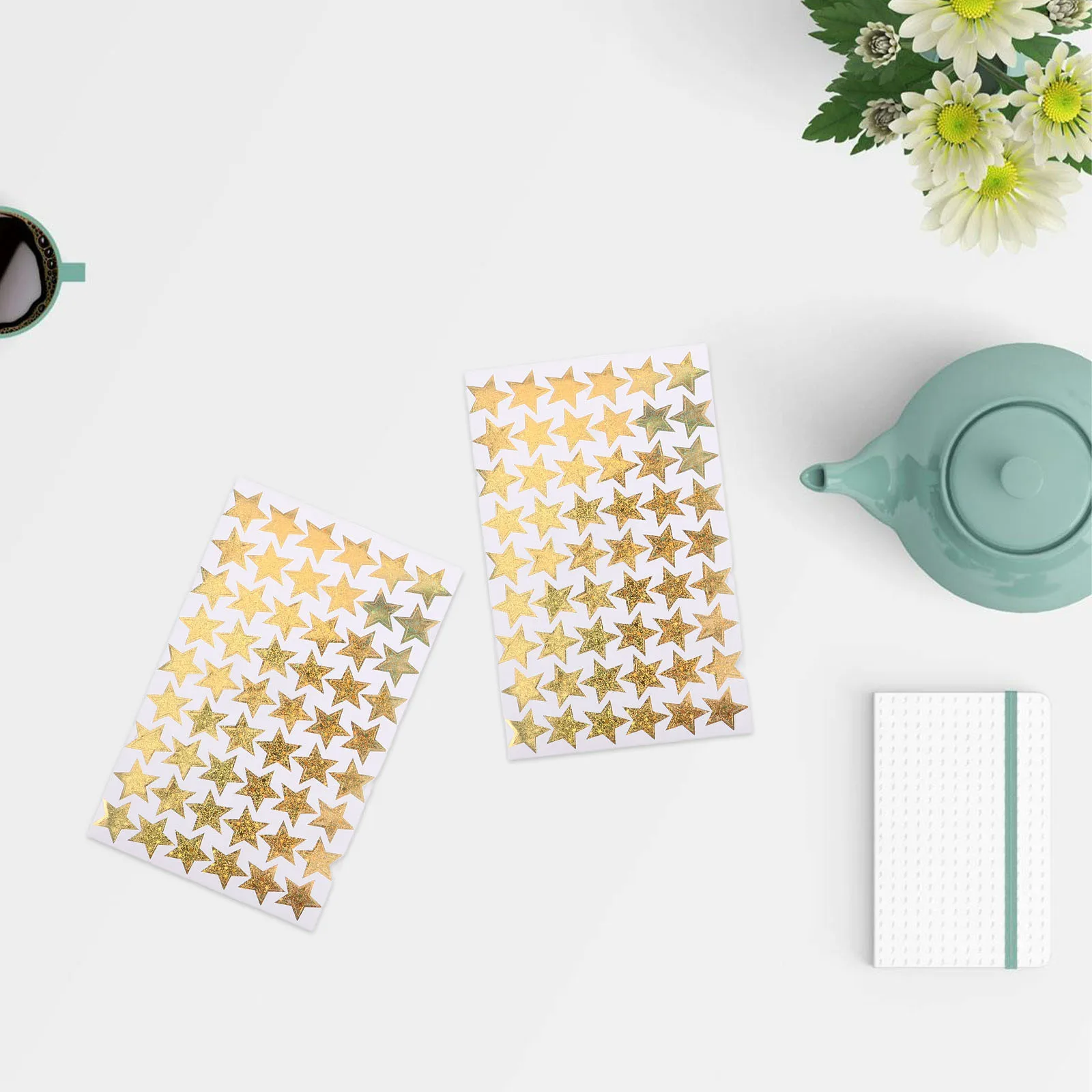 5 أوراق من ملصقات الطلاب على شكل نجمة لتعزيز السلوك الإيجابي، ملصقات مكافآت صغيرة لكفاءة التعلم والوقت