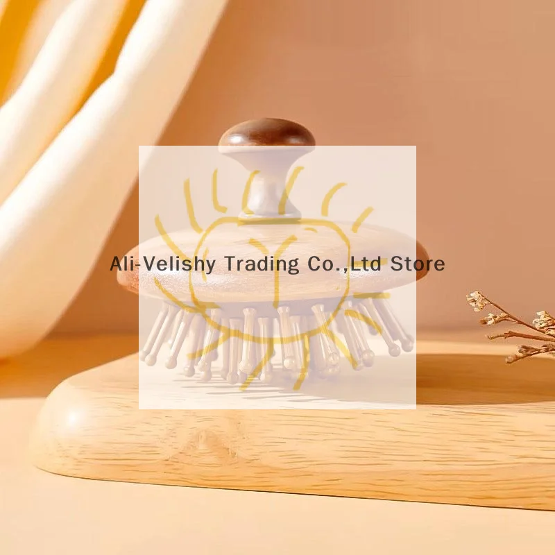 

Multi-Functional Wood Therapy Massage Comb Scalp Head Massager Natural Sandalwood Circular Tooth Guasha Scraping Body Massager