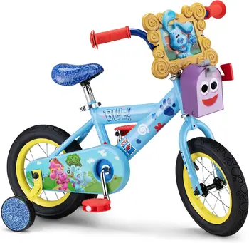 Bicicleta para niños Blue's Clues & You, ruedas de 12 pulgadas, niños y niñas de 2 a 4 años, ruedas de entrenamiento