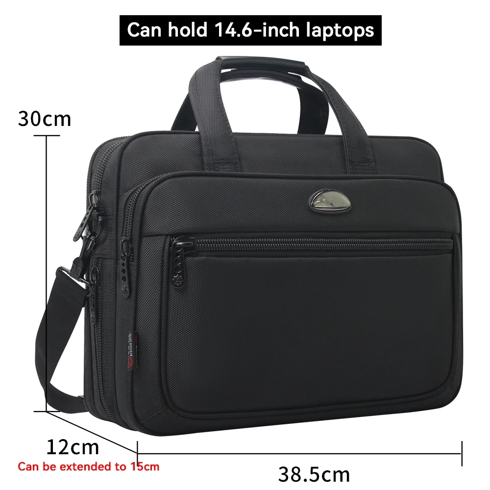 Large Capacity Briefcase Bag Men Business Bag 14 inch Laptop Bag Shoulder Bags Canvas Handbags Messenger Work Tote Bag office