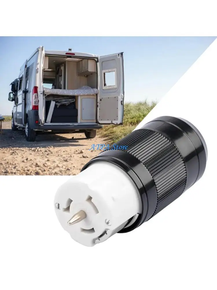 

U13C 50A Twist Lock Generator Connector Female Plug Suitable for Motorhomes Welding Equipment Campers Power Supply 125V/250V