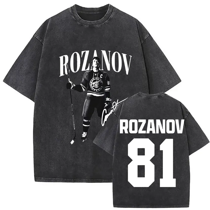 

Футболки мужские винтажные с эффектом потертости Movie Heated Rivalry Ilya Rozanov Hollanov 81, хип-хоп, готика, оверсайз, хлопок, уличная одежда