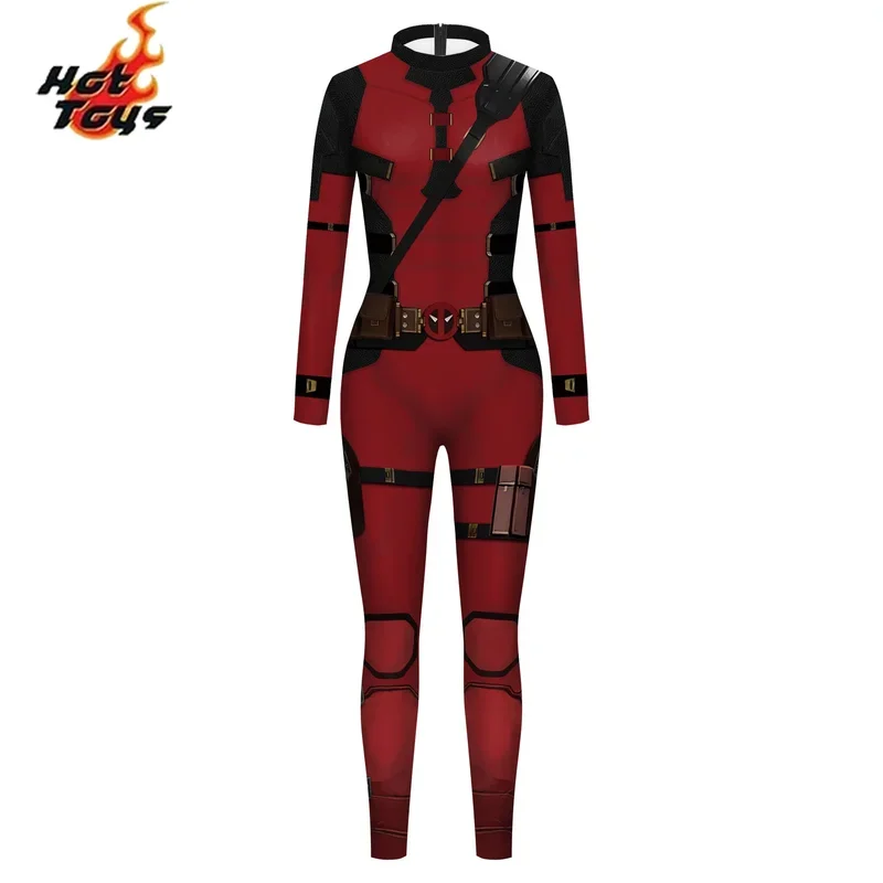 ألعاب ساخنة ديدبول ولفيرين أزياء تنكرية للبطل الخارق للرجال بدلة الهالوين بدلة أداء للحفلات Zentai