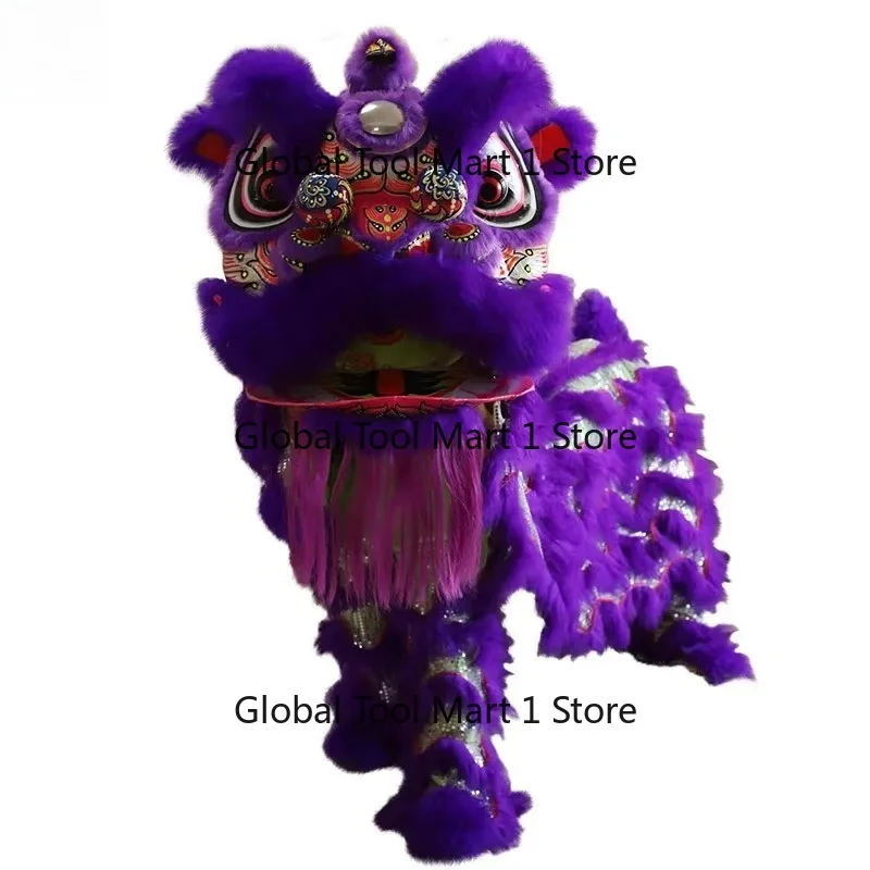 Popular festival traditional adult wool lion dance folk props