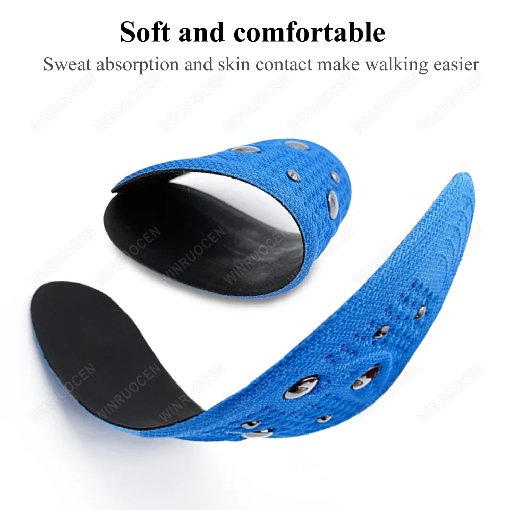 Upgrade 22 Magnetic Massage Insoles Foot Acupressure Advanced Foot Enhanced Shoe Pads Slimming Pain Relief Shoe Insoles Unisex