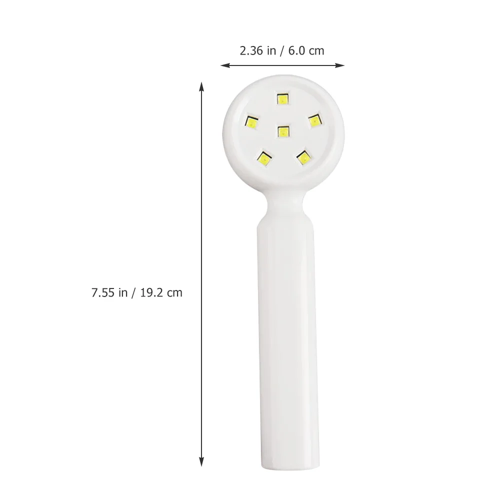 Lampada per unghie Lampada gel UV portatile a LED Piccolo essiccatore per unghie portatile per manicure per smalto gel domestico Luce UV portatile per unghie