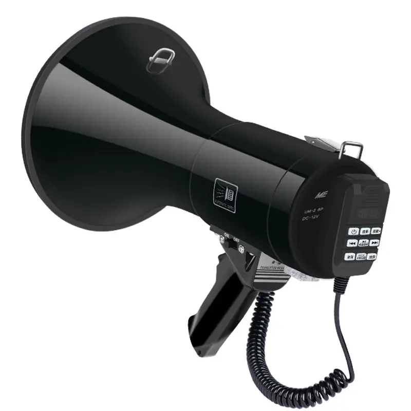 50W high-power megaphone loudspeaker hand-held loudspeaker recording propaganda law and order high-pitched outdoor loudspeaker