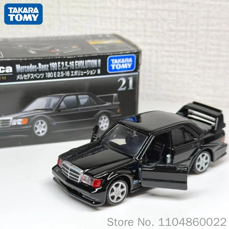 Original Takara Tomy Tomica Premium Series TP21 Mercedes-Benz 190E Vehicle Toy Die-Casting Metal Car Model Collection Gifts