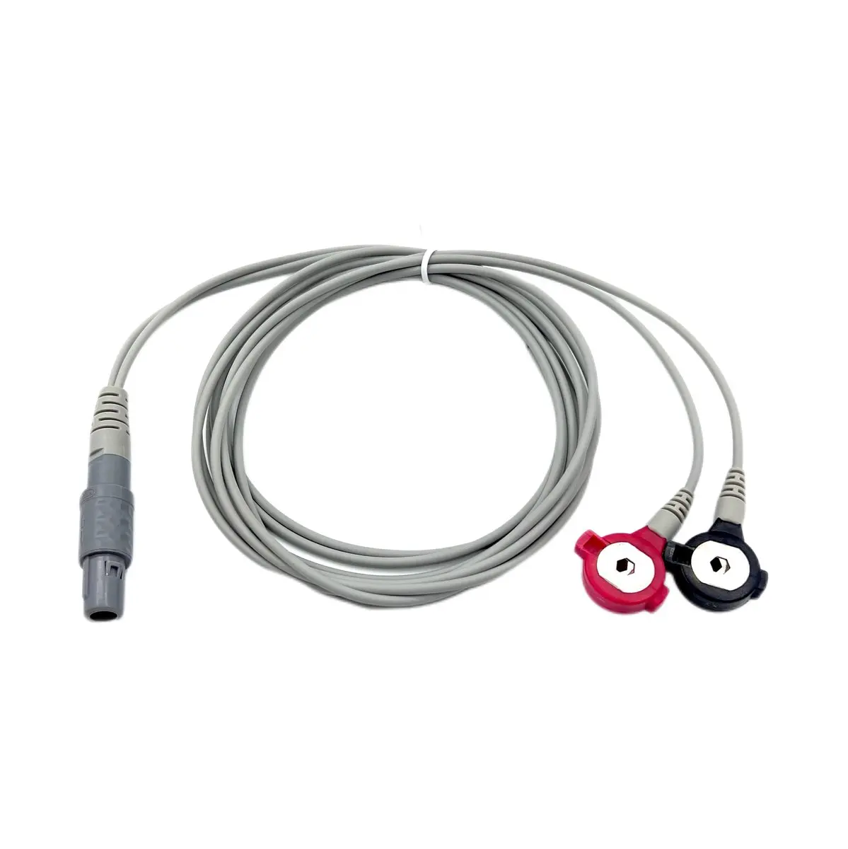 2-Lead LEMO 1m ECG Cable - Adult TPU - for Clinic Diagnostic ECG Recording - Model 0009