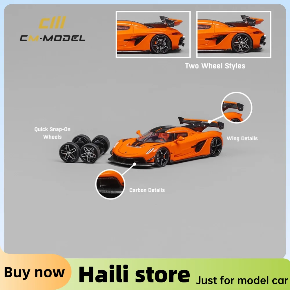 

CM Model 1/64 JESKO Alloy Model Car Luxury High Performance Car Diecast Toy Station Vehicle with Display Box