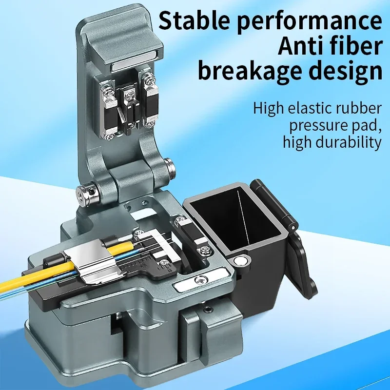 Cuchilla de fibra de AUA-K1, Cable FTTH, herramientas de corte de fibra óptica, ranura de abrazadera tres en uno, 24 hojas de superficie