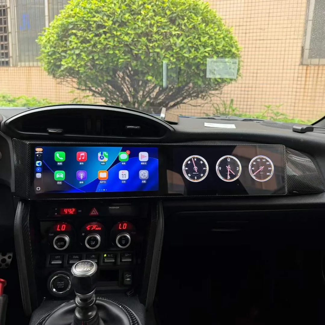 

Dual 12.3 Inch Car Dvd Player Android Radio Touch Screen Gps Navigation Carplay 86 BRZ 2013-2019