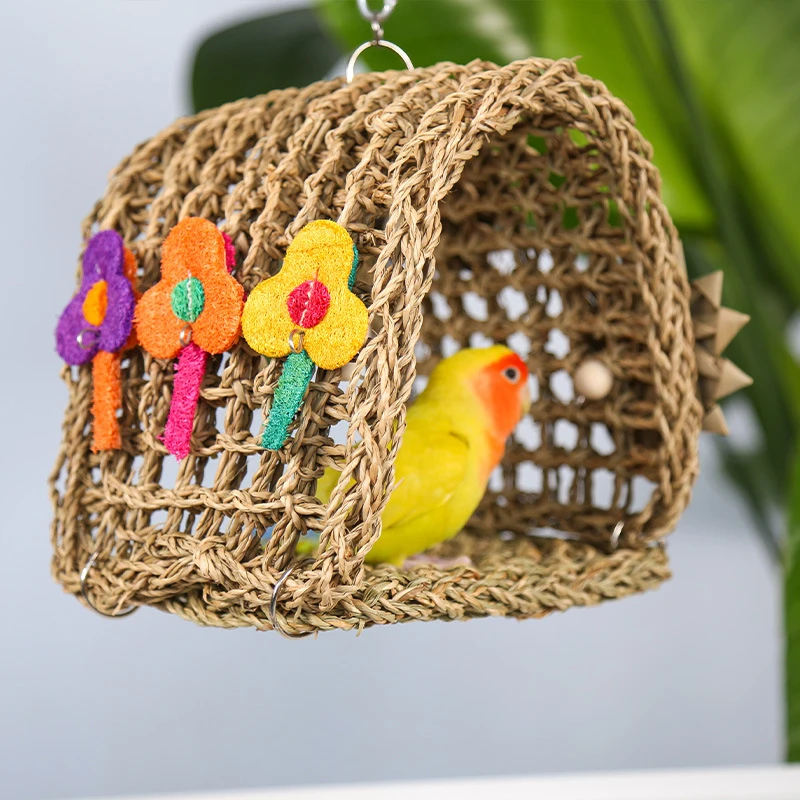 Chewable Parrot Toy - Climbing And Chewing Sports Toy For Lovebirds And Budgies - Fun Activity And Tooth Training For Birds