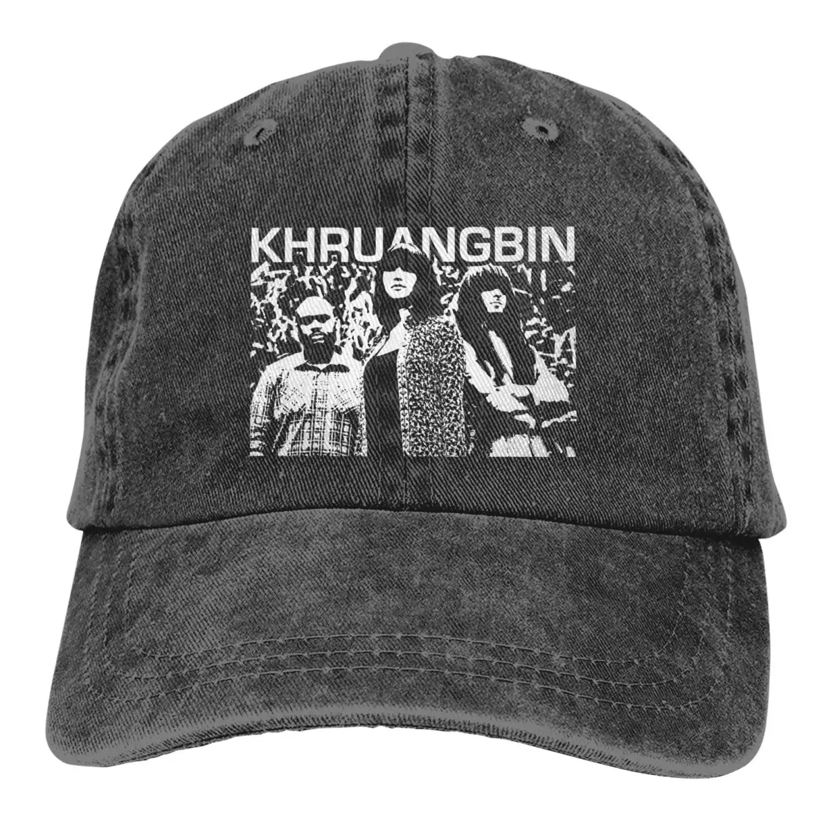 Khruangbin-Boné de beisebol Vintage Rock Band para homens e mulheres, angustiado Denim Sun Cap, exercícios ao ar livre