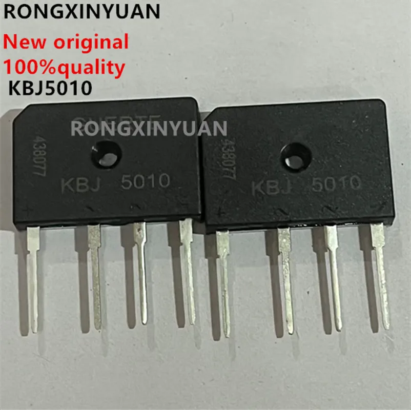 100% New Original   KBJ5010  GBJ5010 With its own heat sink, Rectifier Bridge 50A/1000V