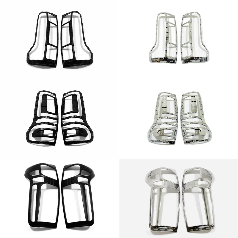 

Для Great Wall Cannon GWM Poer Ute 2019-2025 Автомобильное хромированное украшение, задние задние фонари, лампы, полосы для век, бровей, накладка