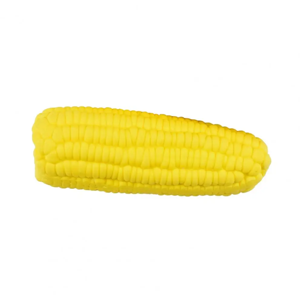 Pet Corn Toy Squeaky Corn Stick Durable Dog Chew Toy for Chewers Teeth Funny Sound Ideal for Small to Breeds Cute Corn Dog Toy