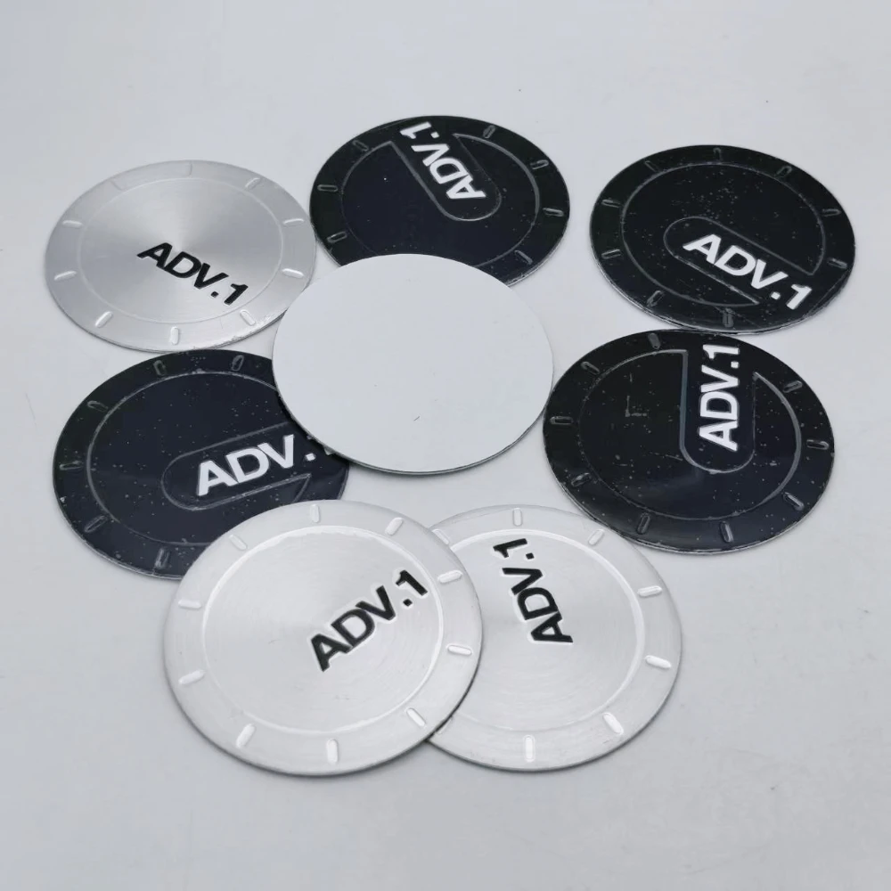 

4pcs 45MM ADV.1 Logo Emblem Car Stickers Accessories for Car Wheel Center Caps Wheels Hub Cap Rim Dust Cover Badge Replacement