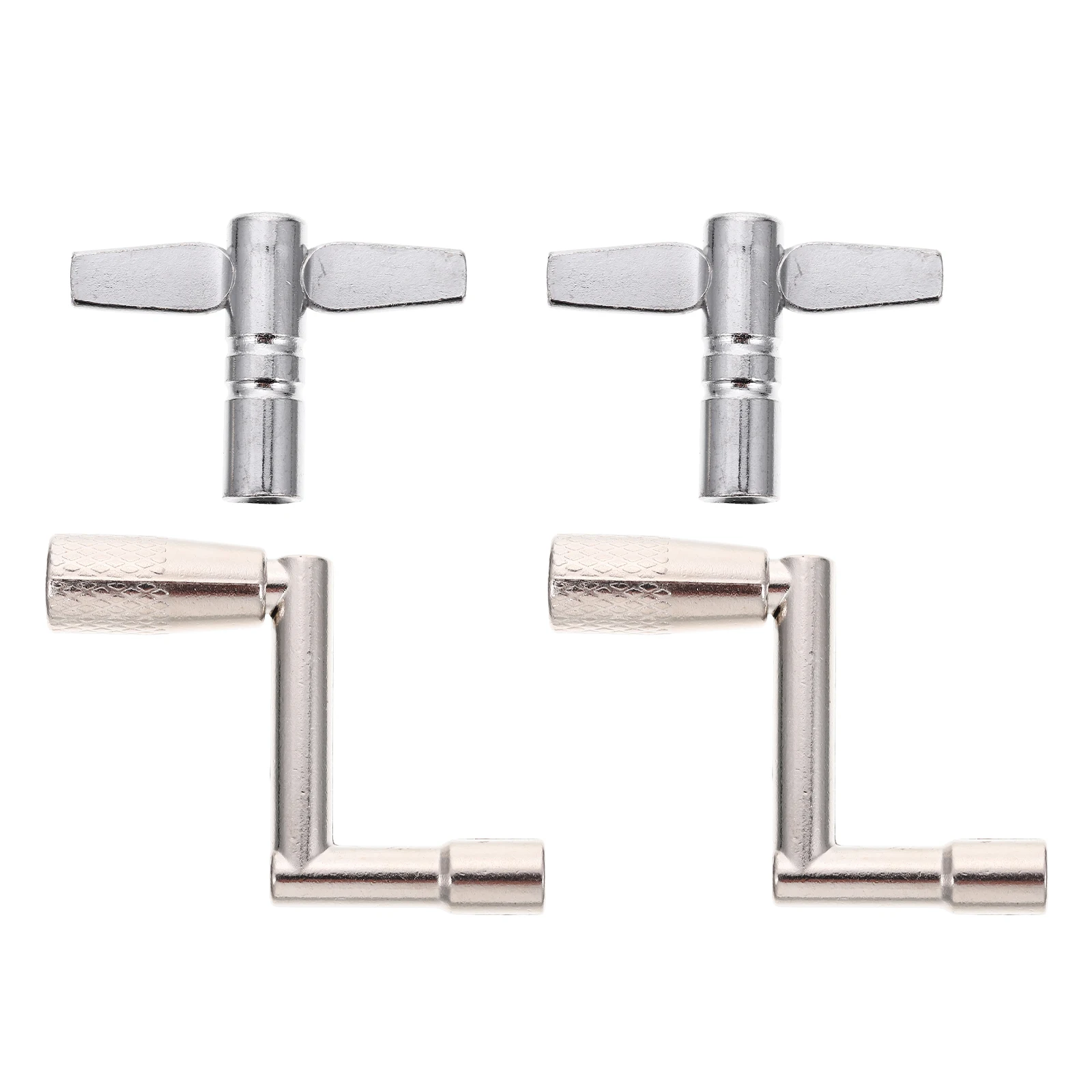 

4pcs Drum Keys Wrenches Durable Metal Smooth Surface Suitable for Drums Beginners Friends Gifts Tuning Tools Accessories