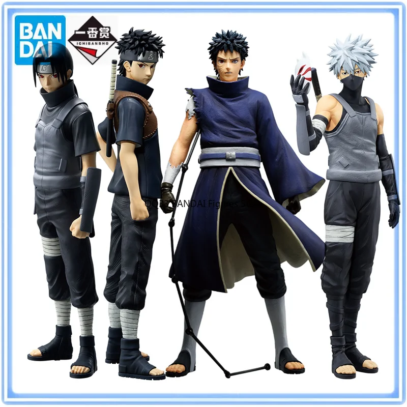 

BANDAI Ichiban Kuji NARUTO MASTERLISE Figure Itachi Uchiha Shisui Uchiha Obito Uchiha Kakashi Hatake Action Figure Model